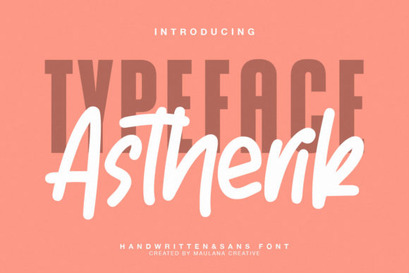 Astherik: A Stylish Display Font