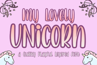 Beautiful Unicorn Font for Web Design