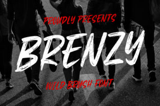 Brenzy: A Bold Display Font for Creative Projects