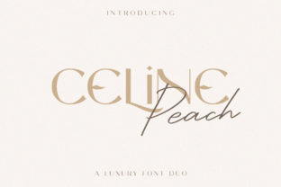 Celine Peach: A Bold, Elegant Display Font