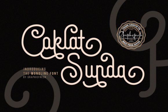 Coklat Sunda – Elegant Display Font