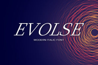 Evolse: A Modern Display Font