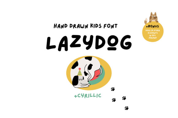 Lazydog: A Sweet Handwritten Font