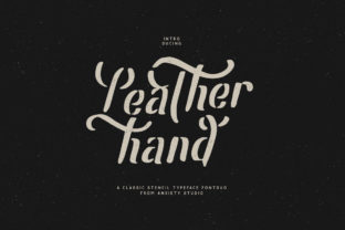 Leatherhand: A Bold Font for Web Design