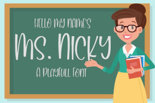 Mr. Nicky Font for Creative Projects