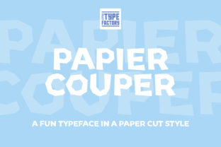 Papier Couper Font Review