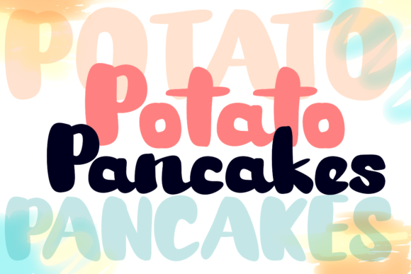 Potato Pancakes: A Sweet Display Font