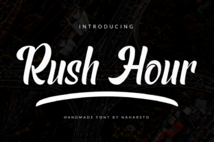Rush Hour Font for Creative Projects