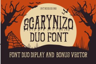 Scarynizo: A Creepy Display Font for Bold Campaigns