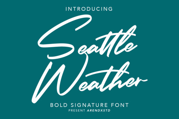 Seattle Weather: A Script Handwritten Font Review