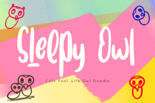 Sleepy Owl Font: Playful Typography for Digital Campaigns