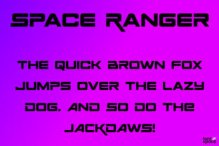 Space Ranger: A Futuristic Font for Editorial Design