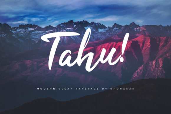 Tahu Font: A Bold Handwritten Typeface for Creative Projects