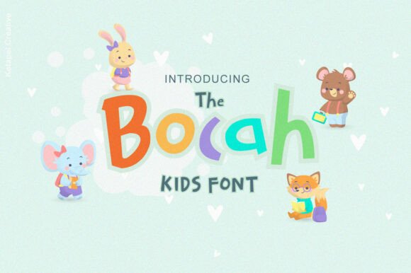 The Bocah: A Bold Font for Editorial Impact