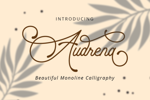 Use Audrena for Bold, Elegant Typography