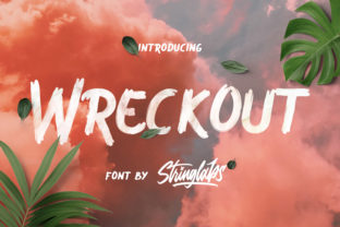 Wreckout: A Bold Display Font